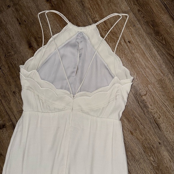 Elliatt • Revolve • Elation Taupe Halter Backless Midi Dress - Picture 15 of 16